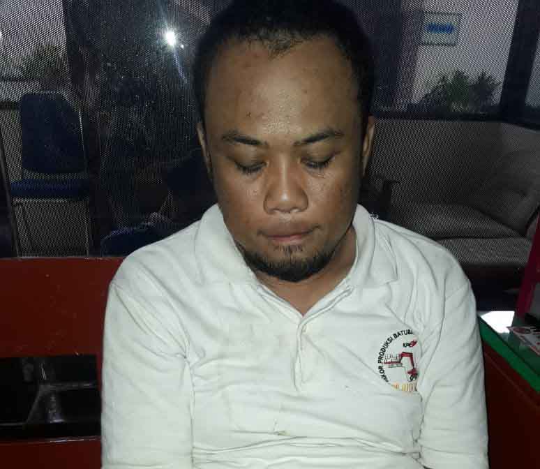 Tersangka Mardianus Putrawan Pesireron 