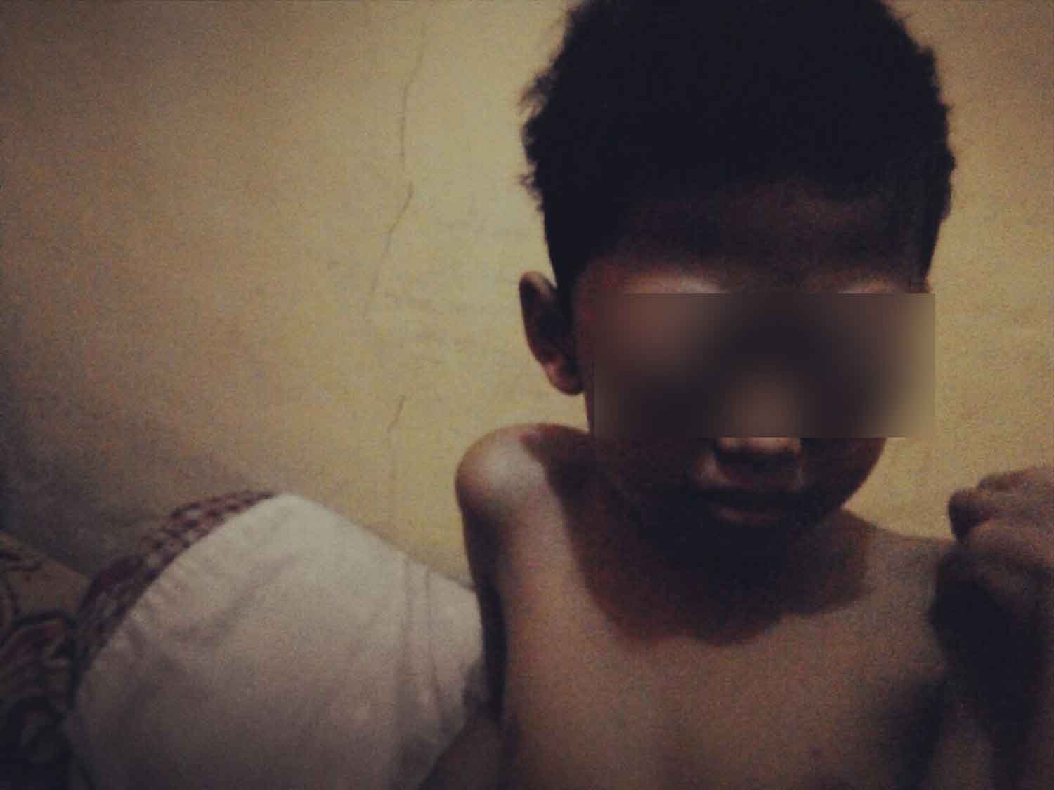 Farel saat di rumahnya.