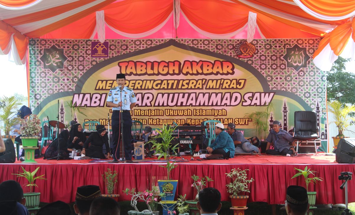 Tablig akbar yang digelar di Lapas Pemuda Kelas IIA Madiun