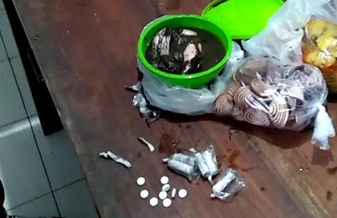 Barang bukti pil koplo yang disita petugas