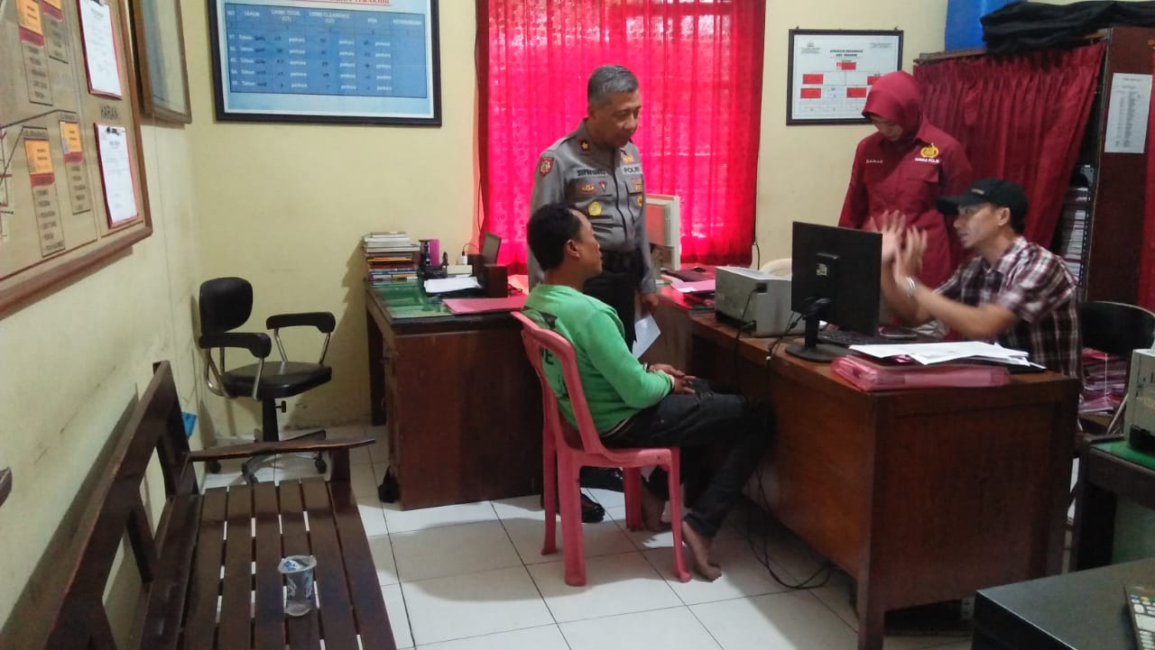 Nekat Curi Motor Didepan Pemilik, Dwi Babak Belur Dihajar