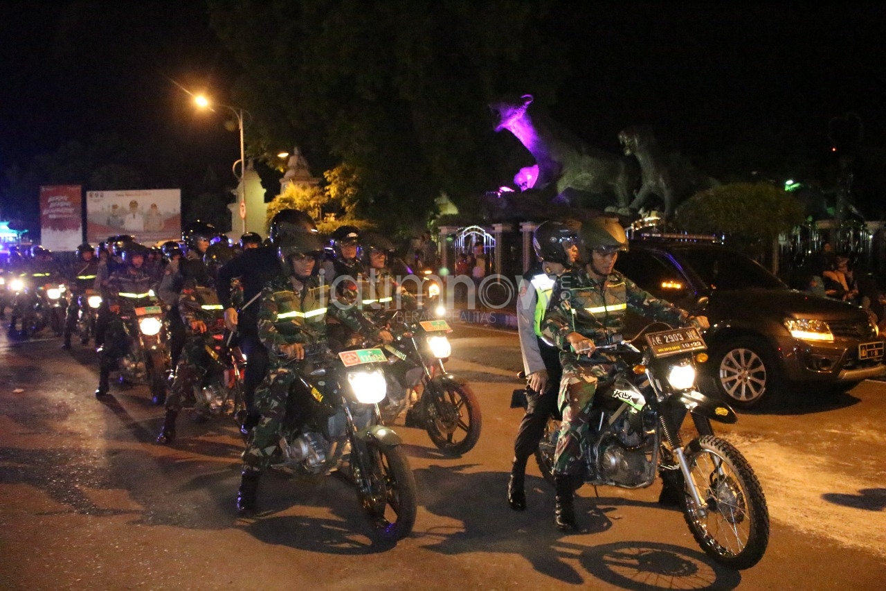 Razia gabungan TNI-Polri di Ponorogo./Foto: Mita Kusuma.