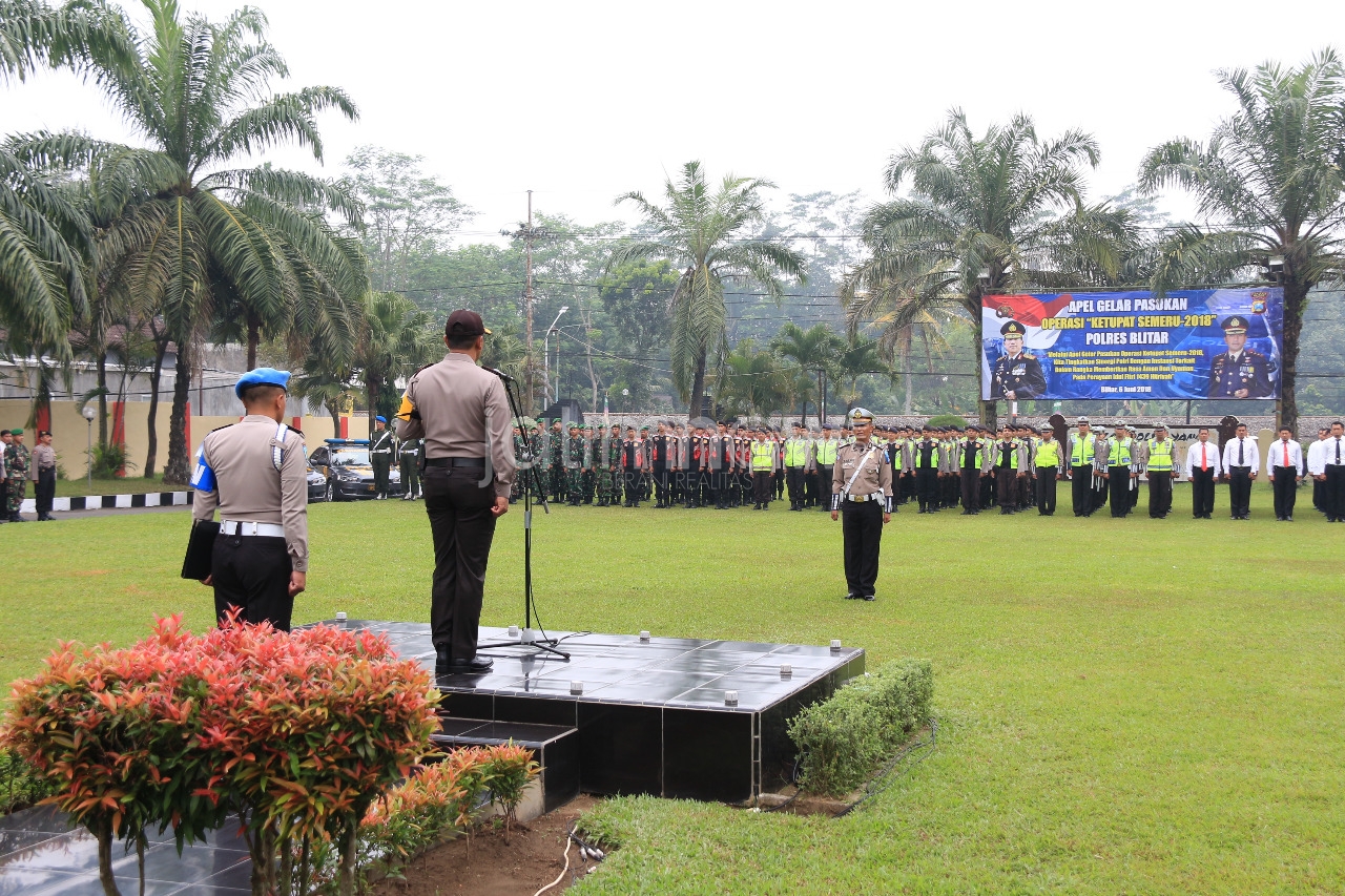 Apel operasi ketupat semeru./Foto: CF Glorian.