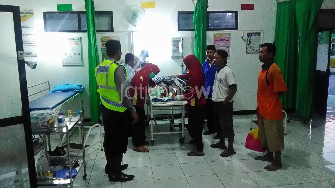 Korban saat di rumah sakit./Foto: Mita Kusuma.