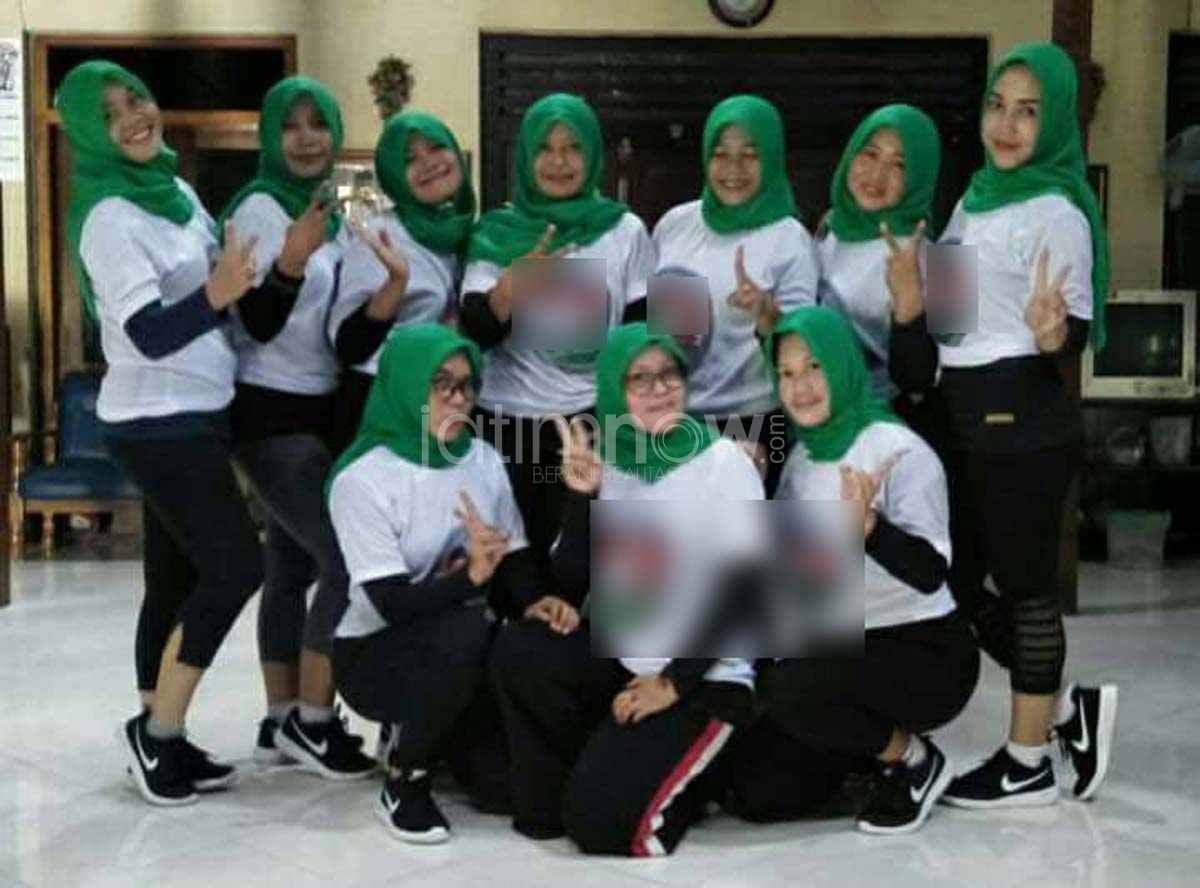 Oknum guru yang sempat di persoalkan karena dianggap berpolitik praktis./Foto: Mita Kusuma.