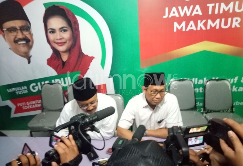 Gus Ipul saat jumpa pers/Foto: Arry Saputra