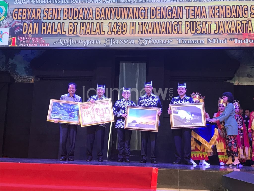 Bupati Anas saat hadir dalam acara Ikawangi di Jakarta.