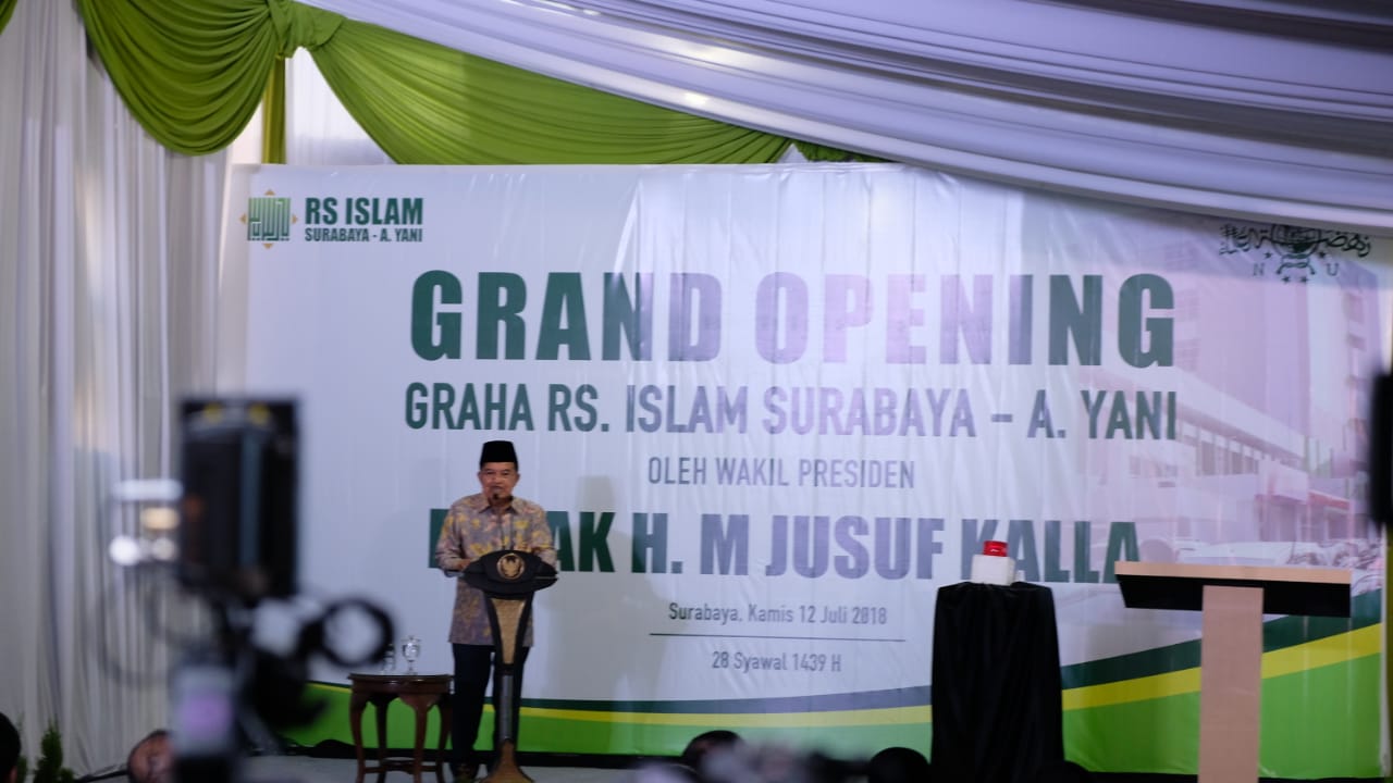 Wapres Jusuf Kala di RS Islam, Surabaya.