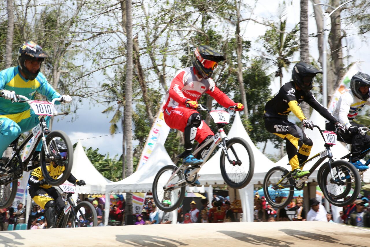 Pembalap timnas Rio Akbar saat beraksi/Foto: istimewa