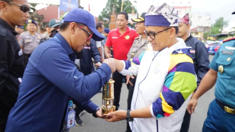 Panitia Penyelenggara Apresiasi Pawai Obor Asian Games di Banyuwangi