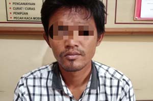 Tersangka M. Irul Fahdori