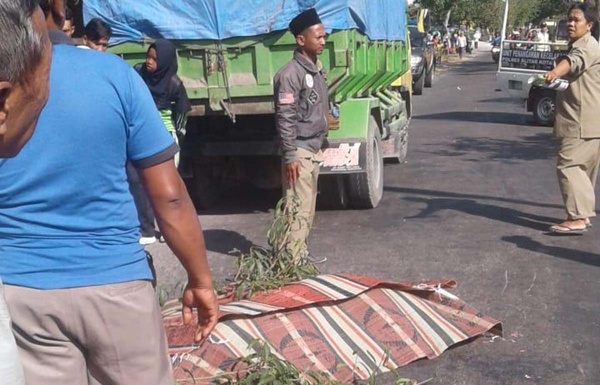 Korban sebelum dievakuasi