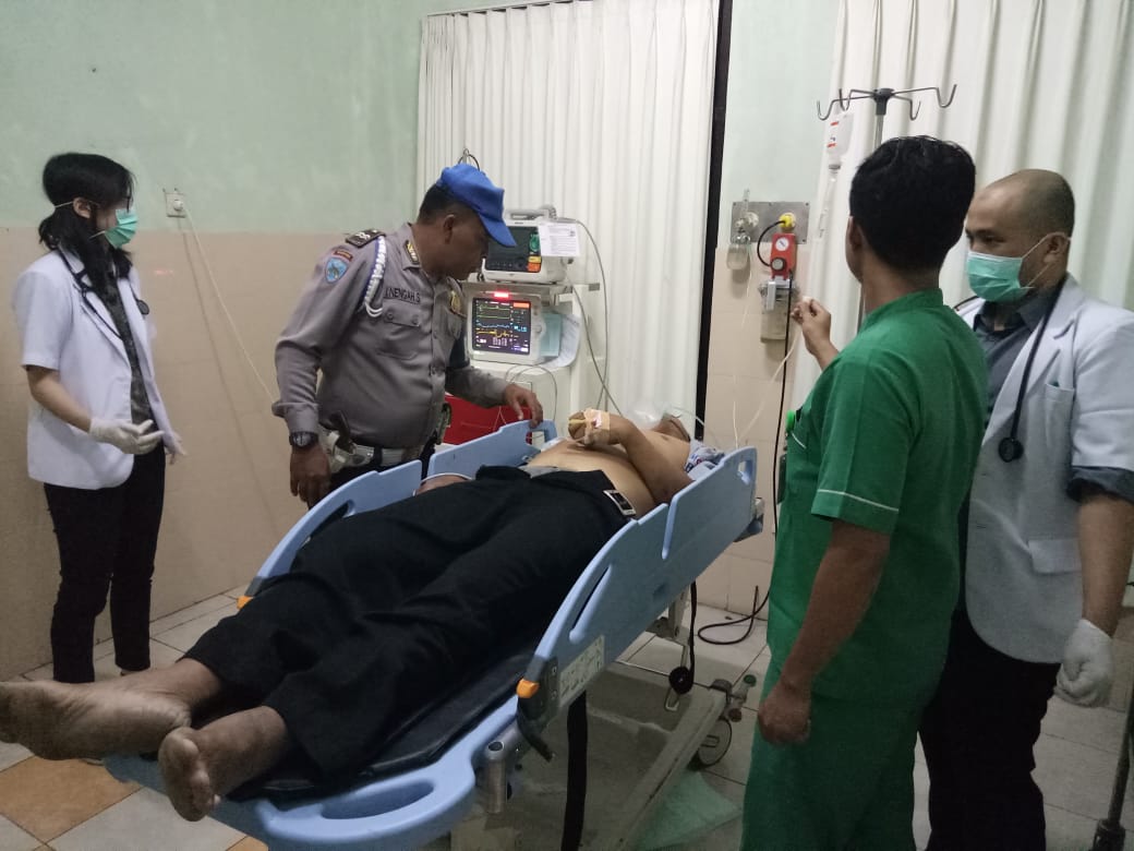 Korban mendapatkan perawatan di rumah sakit