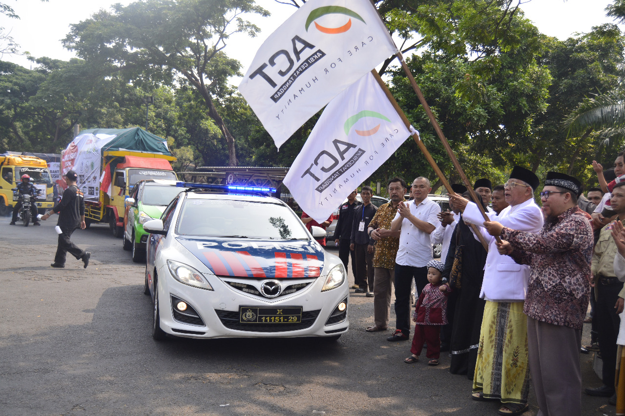 Pemberangkatan bantuan dari ACT