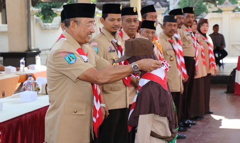 577 Pramuka Garuda di Ponorogo Dikukuhkan, Ini Pesan untuk Orangtua 