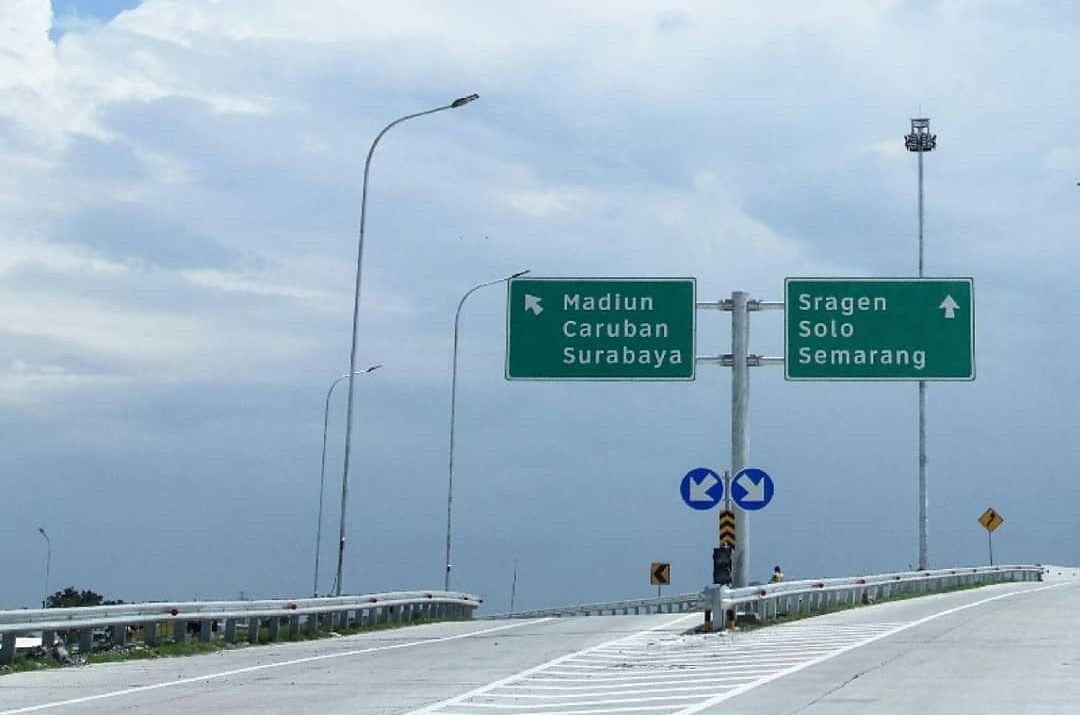 Tol Ngawi-Solo yang siap diuji coba dan diresmikan (Istimewa)