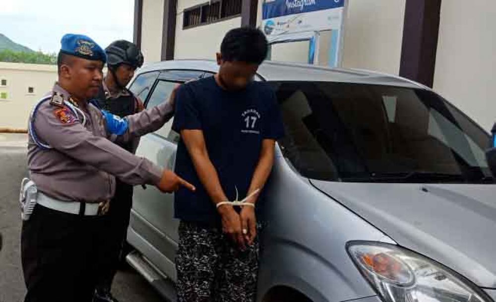 Sapta Adi pelaku pencurian di hotel ditangkap polisi