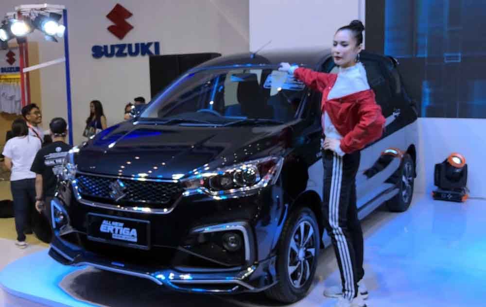 All New Ertiga Sport di ajang pameran otomotif GIIAS 2019 di Surabaya