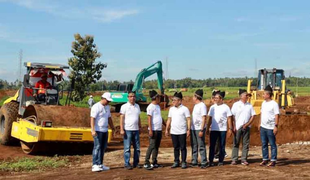 Groundbreaking pabrik kereta api di Banyuwangi