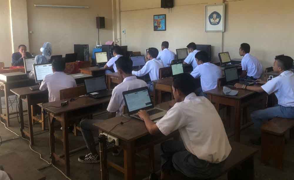 UNBK di SMA YP Kota Blitar