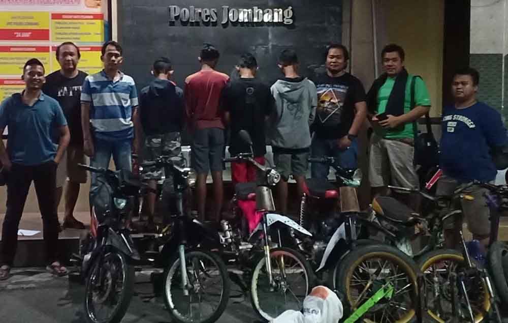 Empat Remaja Spesialis Pencuri Motor di Jombang Diciduk Polisi