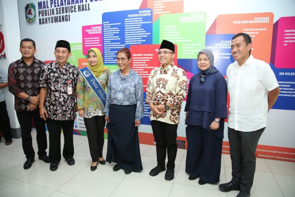 Menteri Susi di Mal Pelayanan Publik Banyuwangi