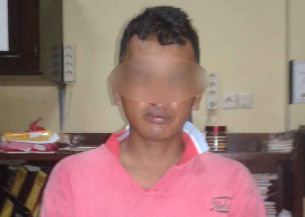 Naily Rahman diamankan di Polsek Bangil