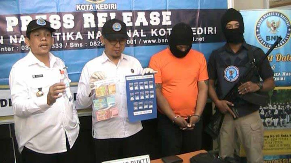 BNN Kota Kediri tangkap tersangka