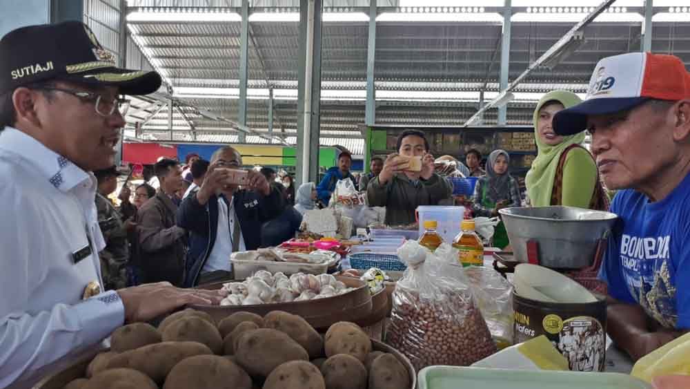 Wali Kota Malang, Sutiaji sidak di Pasar Klojen