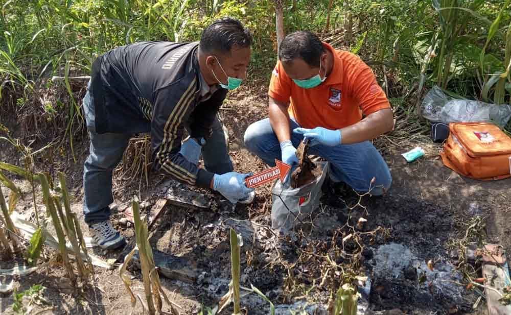 Tim Inafis melakukan identifikasi