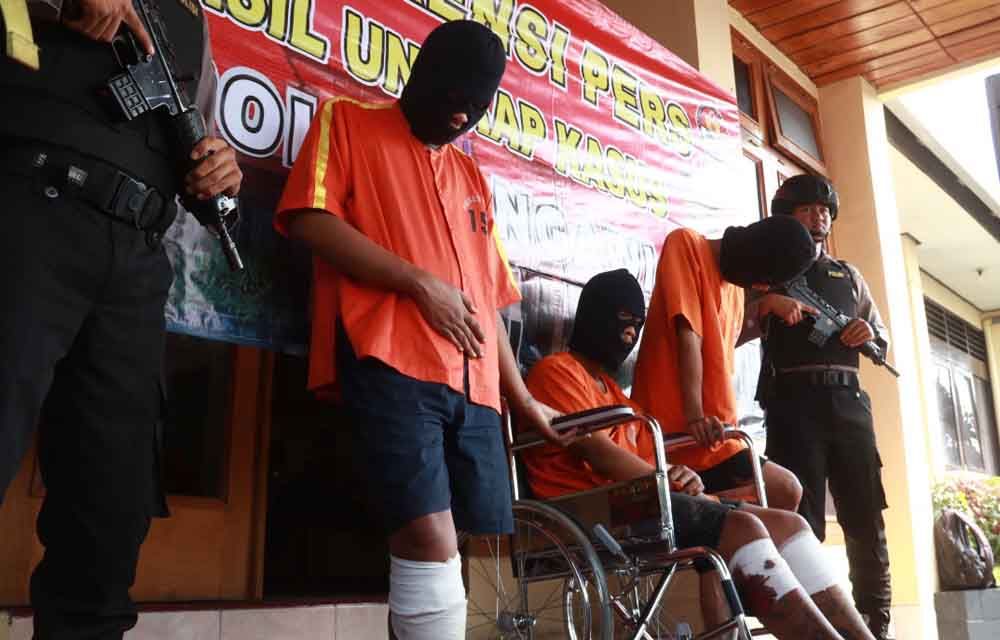 Ketiga pelaku begal ditembak Polres Ngawi