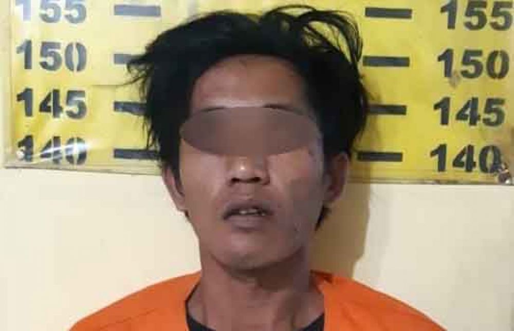 Pelaku Ali Wafa yang tertangkap