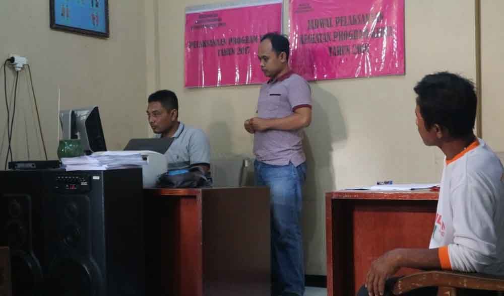 Korban melapor ke Polsek Siman