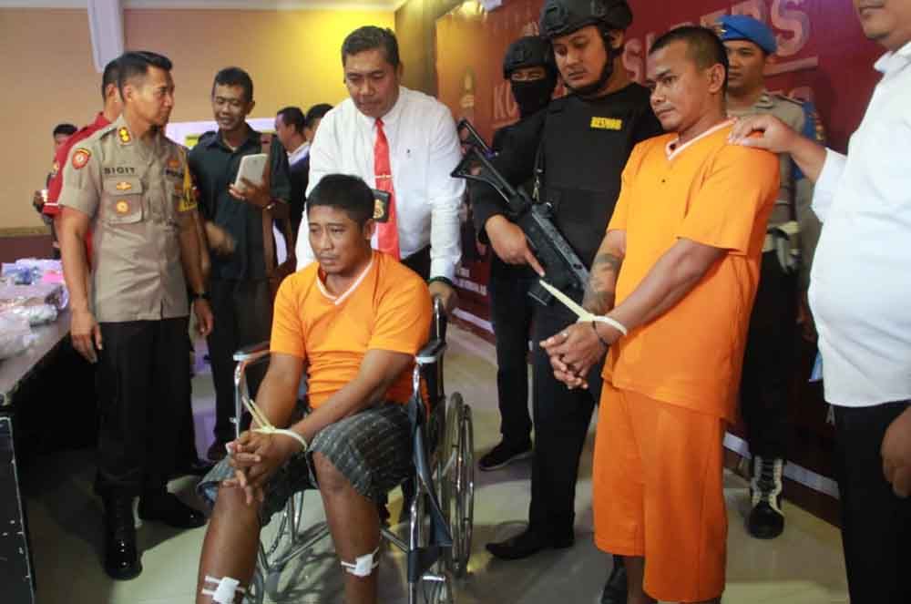 Kedua pelaku pembunuhan juragan rongsokan