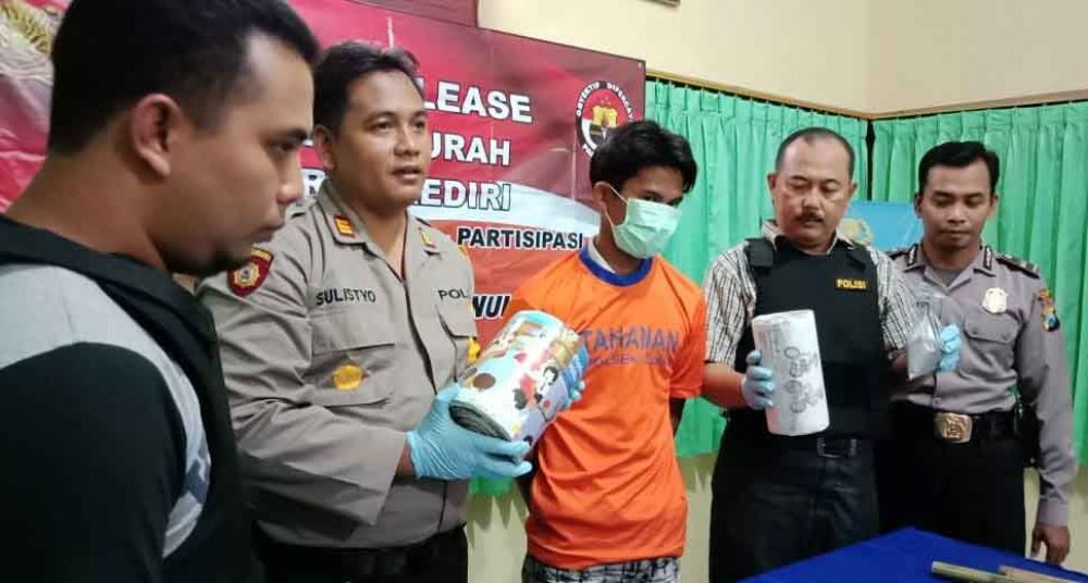 Pelaku pembuat petasan di Kediri diamankan