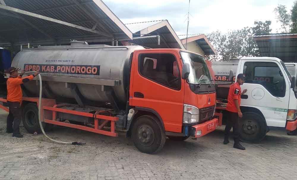 Armada truk air BPBD Ponorogo