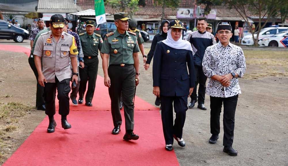 Pembukaan program TMMD ke 105 Jawa Timur yang dipusatkan di Banyuwangi,