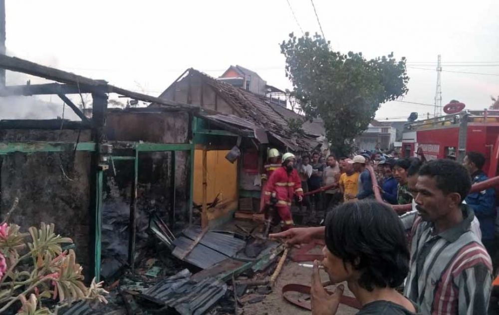 Kebakaran pasar di Bojonegoro