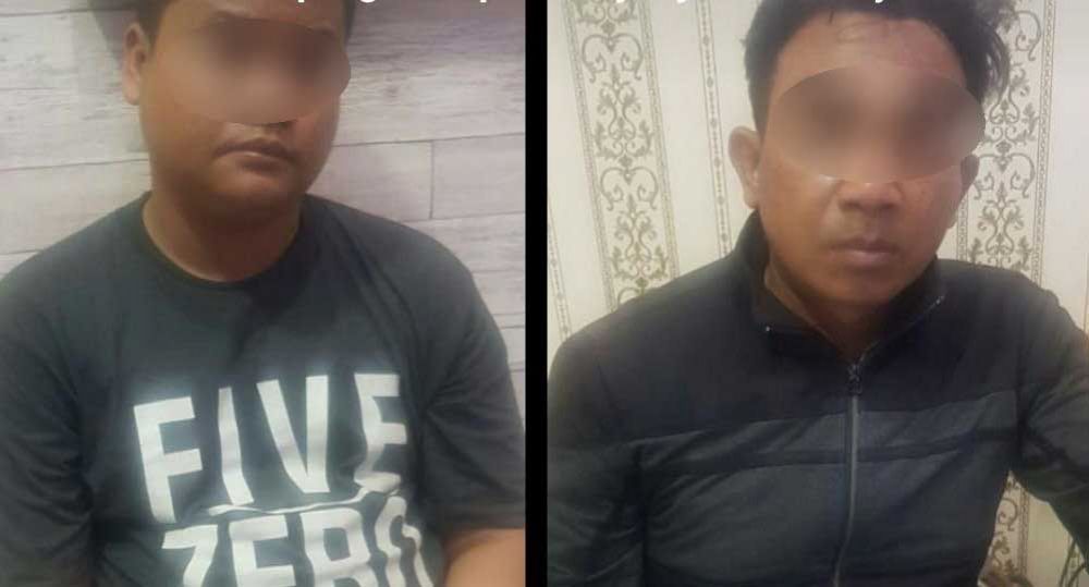 Dua tersangka diamankan saat ambil paket ganja