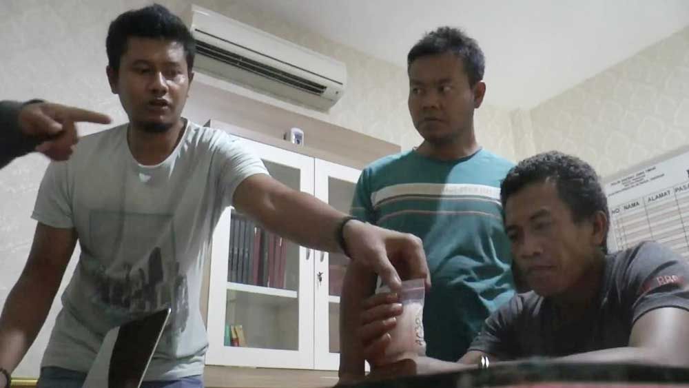 Kurir sabu diamankan polisi 