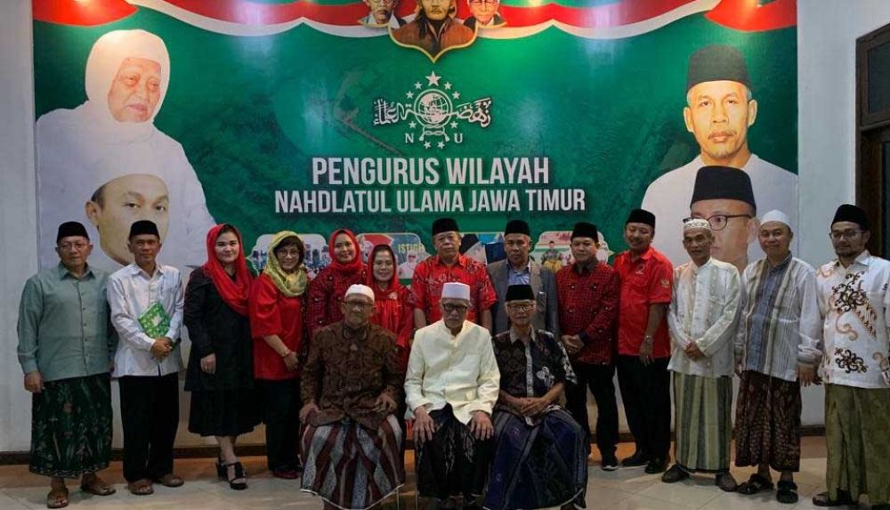 Pertemuan PDIP Jatim dengan PWNU Jawa Timur