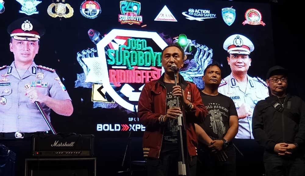 Kapolrestabes Surabaya, Kombes Pol Sandi Nugroho di acara Jogo Suroboyo Riding Fest 2019