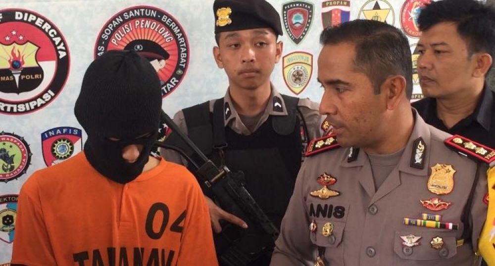 Pelaku ditangkap Polres Blitar