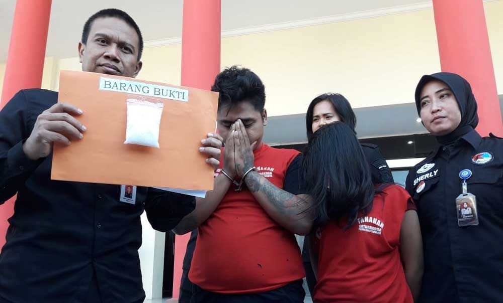 Pasutri kurir sabu ditangkap