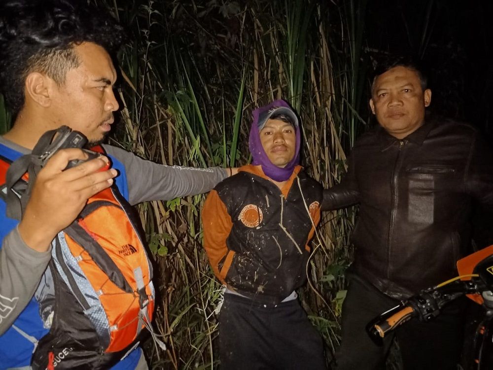 Diduga Bakar Hutan di Coban Putri, Seorang Pria Diamankan