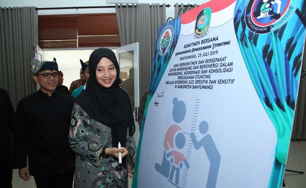 Tandatangani Kesepakatan, Banyuwangi Komitmen Perangi Stunting