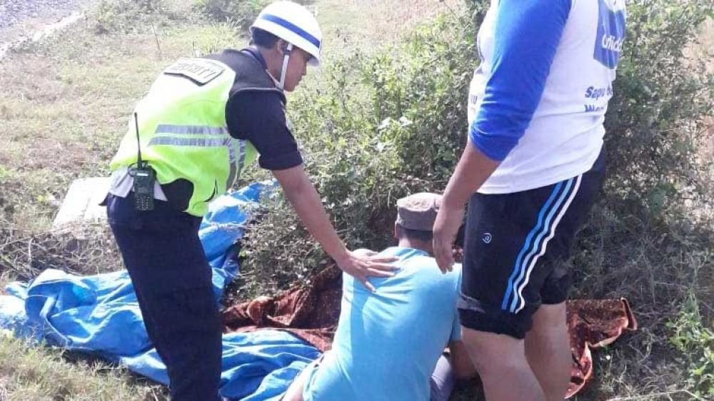 Korban tewas tertabrak kereta api