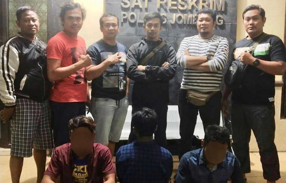 Tiga remaja yang berbuat cabul ditangkap Polres Jombang