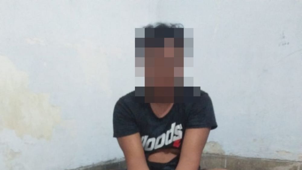 Pemuda yang diamankan dengan ratusan pil trex