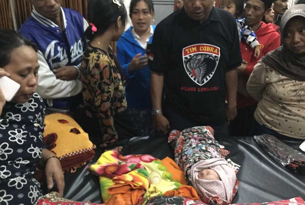 Bayi yang dibuang di Lumajang